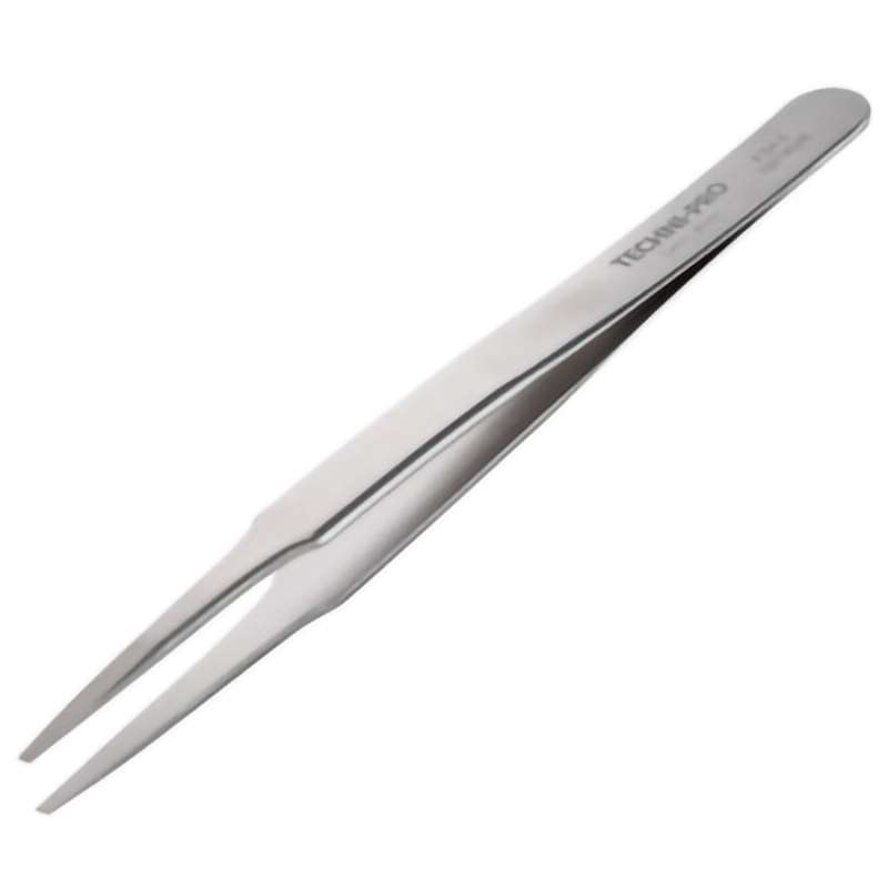 High Precision Tweezers, Style F, Anti-Acid/Anti-Mag, SS, Squared, 4.7"